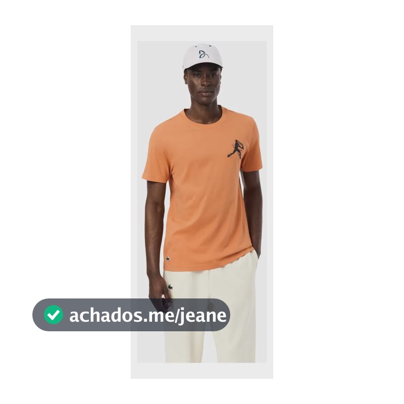 Conjunto Lacoste Tennis X Novak Djokovic Laranja Gg