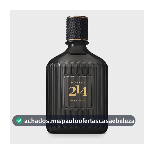Botica 214 Dark Mint Eau De Parfum Masculino 90ml O Boticário