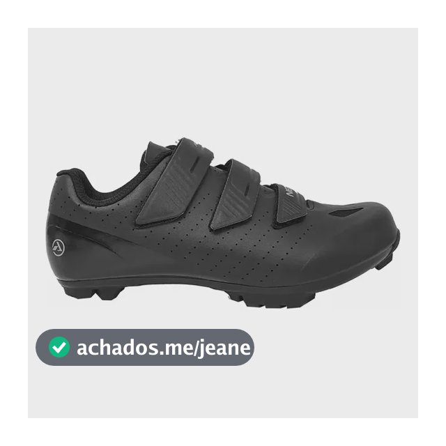 Sapatilha Ciclismo Mtb Absolute Nero 5 C/ 3 Velcros