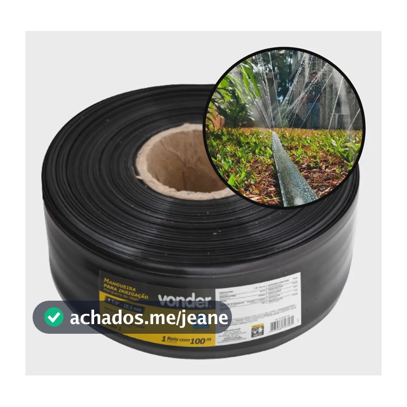 Mangueira Irrigação Microperfurada 100 Metro Horta Plantação