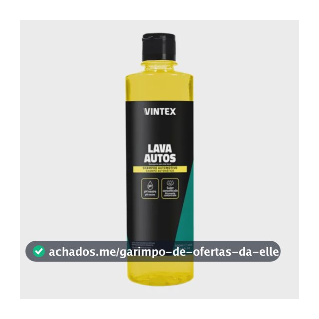 Lava Auto Shampoo Automotivo Vintex 500ml Vonixx Super Conce