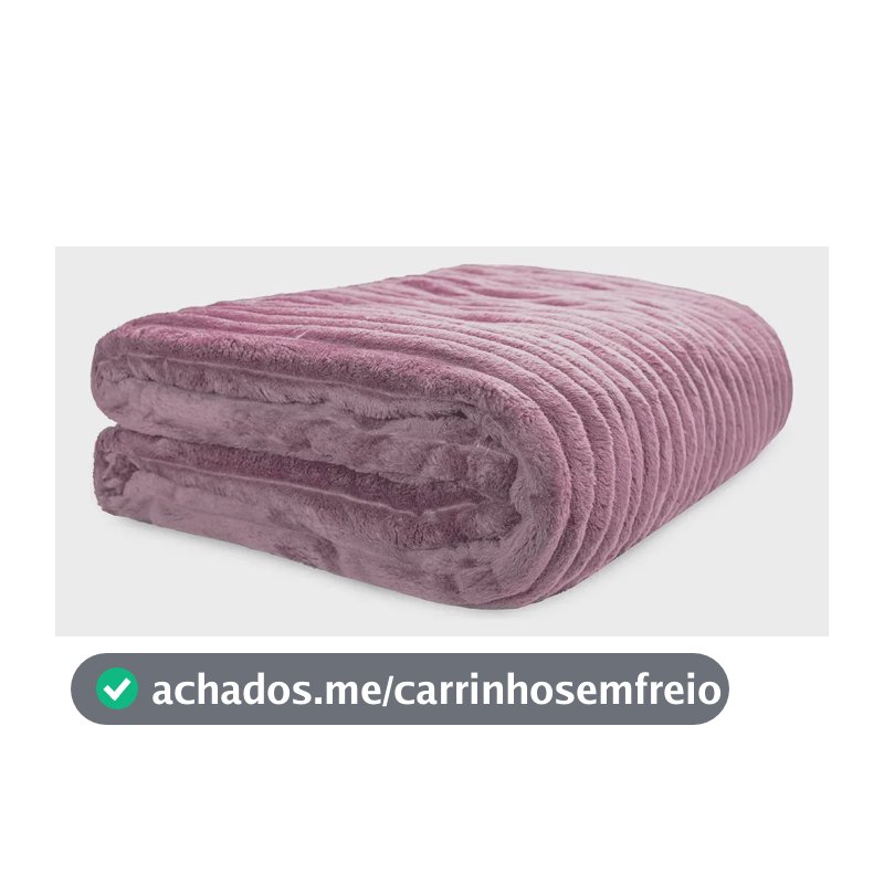 Cobertor Neo Mares Canelado 300g/m² Solteiro 150x220 Camesa