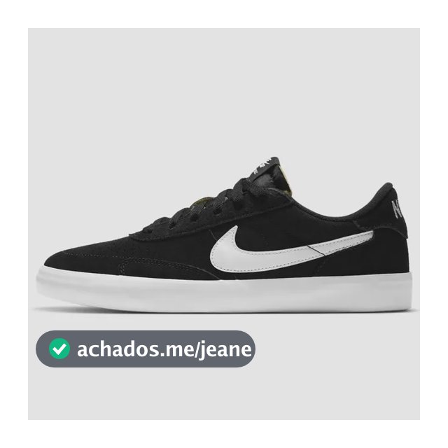 Tênis Nike Sb Heritage Vulc Masculino Preto/branco 42 Br