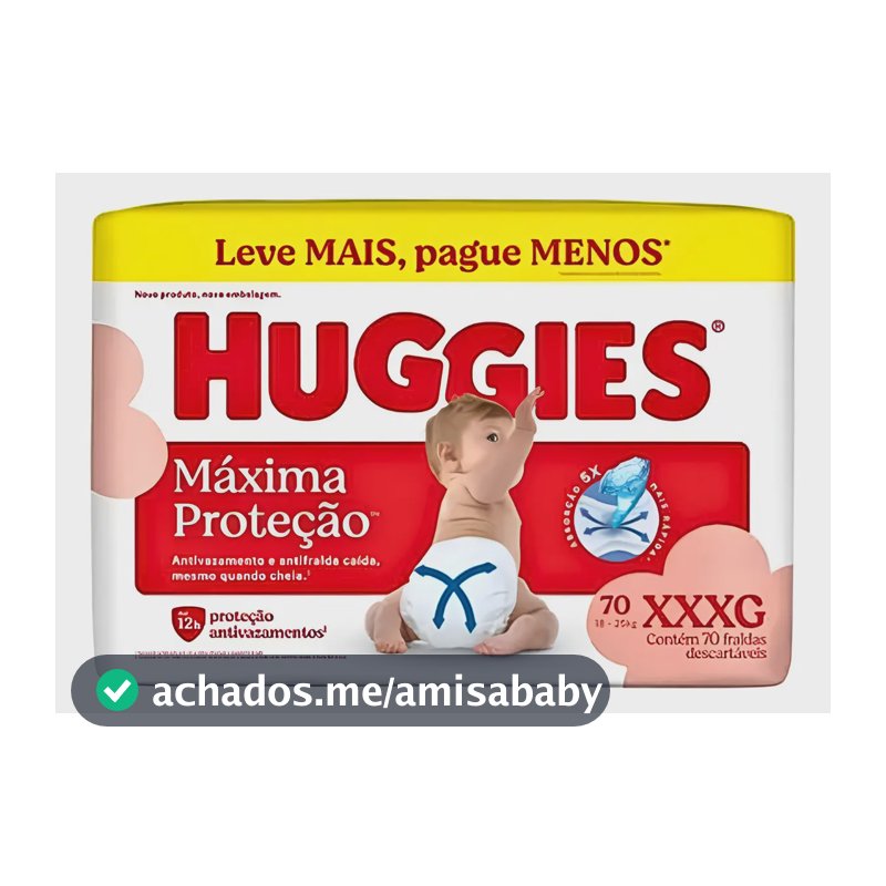 Fralda Huggies Supreme Care Xxxg 70 Unidades Gênero Sem gênero