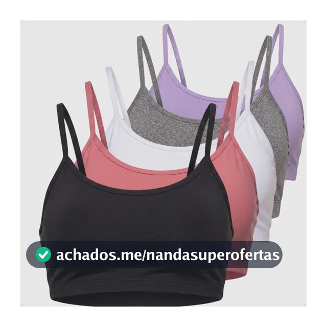 Kit 4 Tops Alcinha Sem Bojo Academia Fitness Roupas Feminina