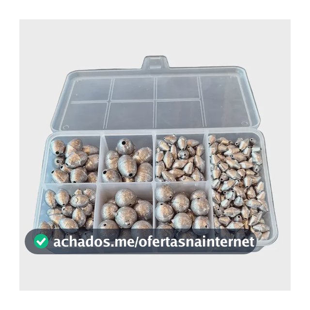 Chumbada Para Pesca Com Estojo