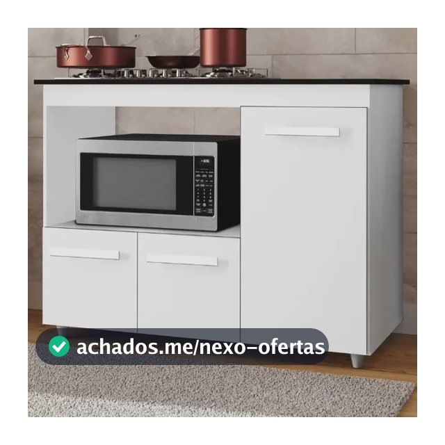 Balcão Cooktop Ana 4 Bocas Robusto Espaçoso Cozinha Moderna