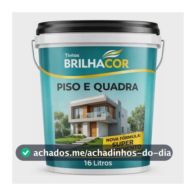Tinta Piso Para Garagem Alta Resistência E Acabamento Brilha