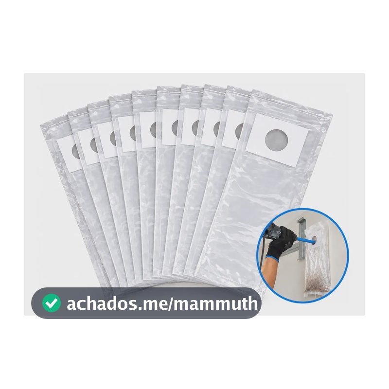 Kit 10 Sacos Coletor De Pó Suryha Ar Condicionado Serra Copo Sem Voltagem
