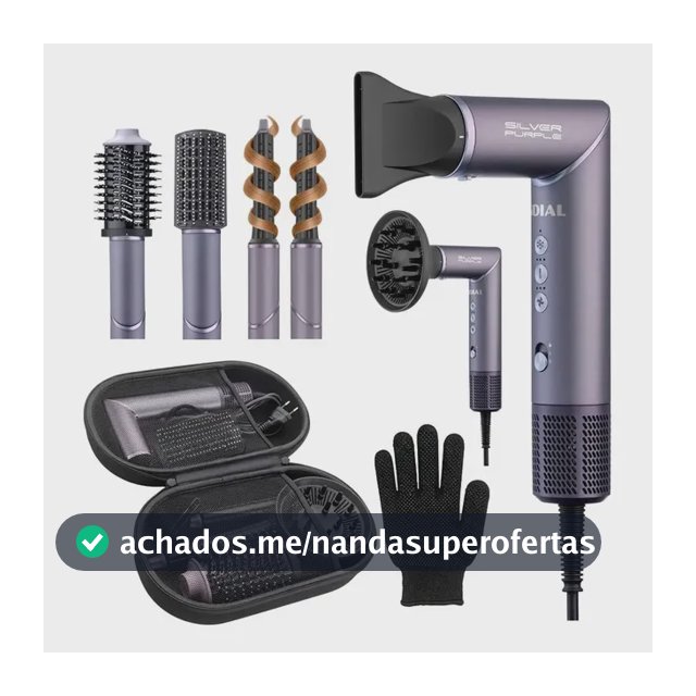 Secador Multifuncional 5 em 1 Mondial SM-01-BLDC-SP Roxo