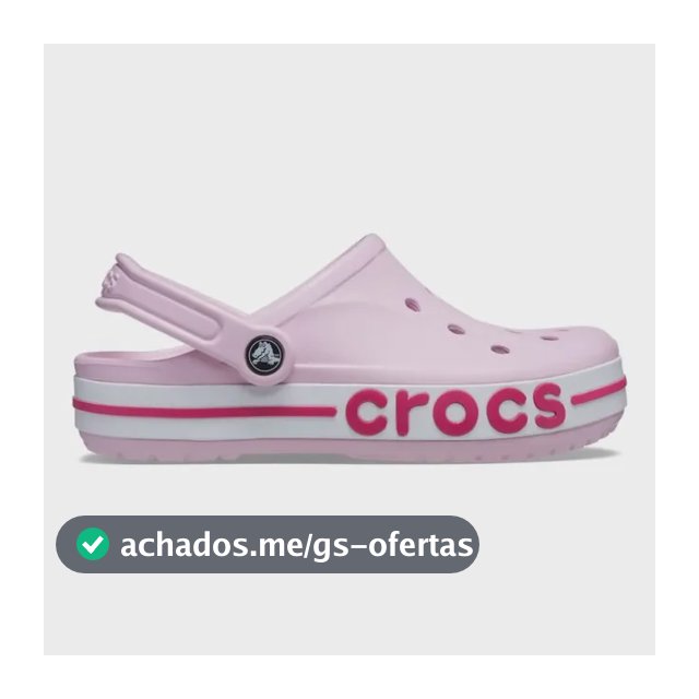 Sandália Crocs Bayaband Clog Ballerina Pink/candy Pink