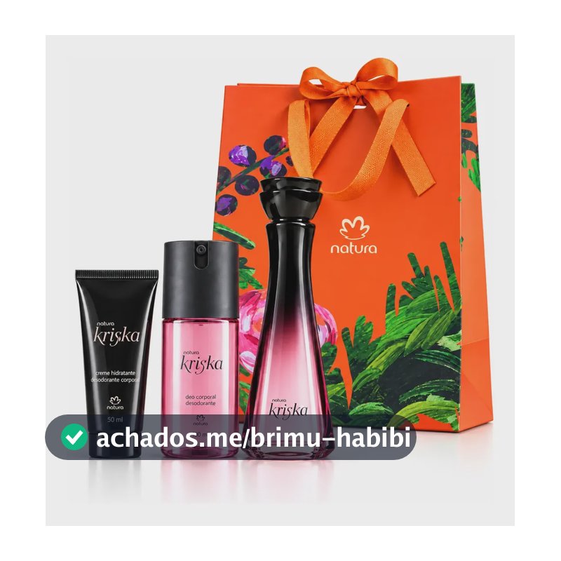 Kit Presente Kriska Drama (3 Itens) Natura