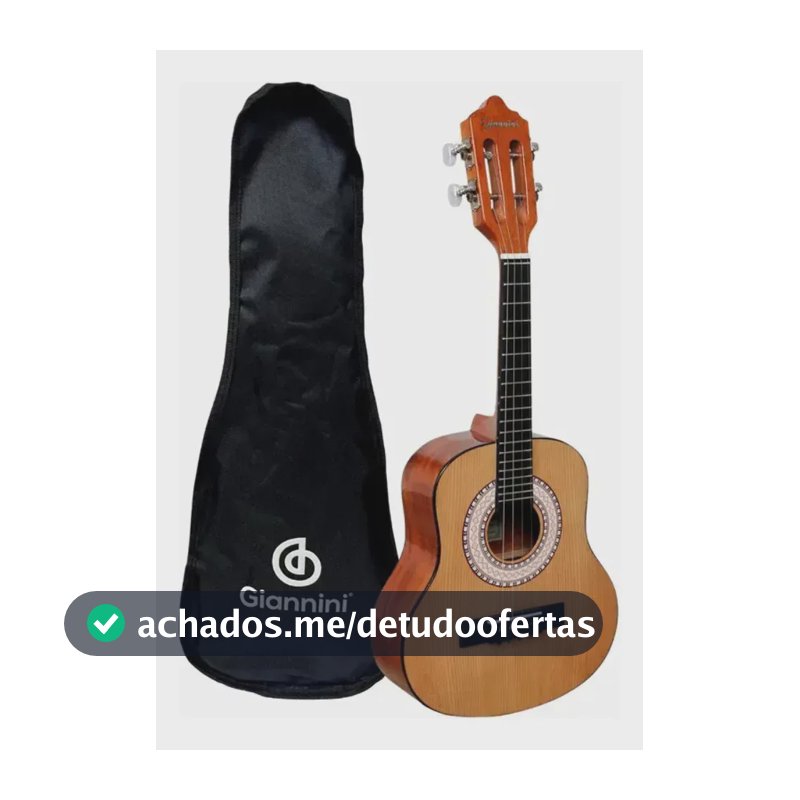 Cavaquinho Giannini Cs-34 Start Acústico + Capa Cor Spruce Glossy