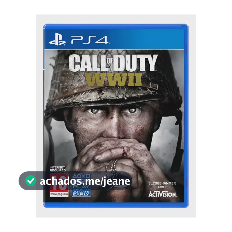 Call Of Duty: Wwii Edição Física Ps4 - Ação