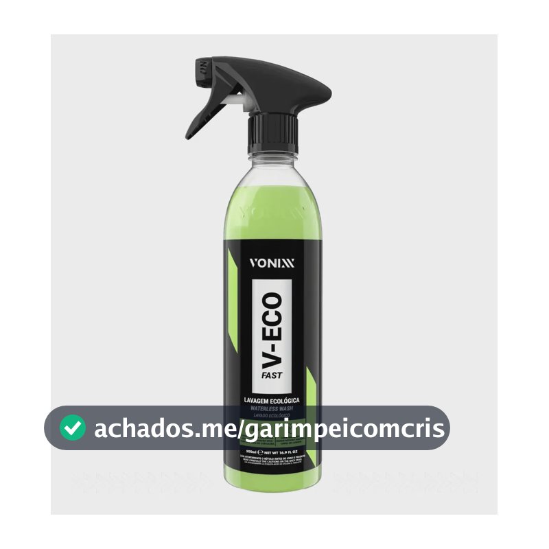 Produto Lavar Carro Moto A Seco V-eco Fast Vonixx 500ml