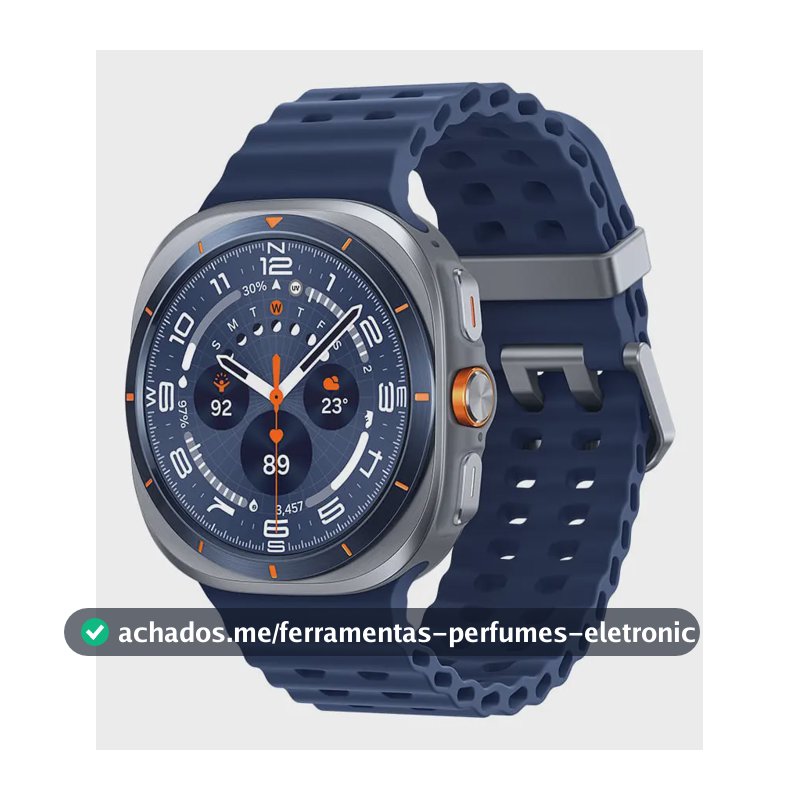 Samsung Galaxy Watch Ultra 2025 Smartwatch 47mm Lte, Galaxy Ai, Titânio Aeroespacial Titânio Azul