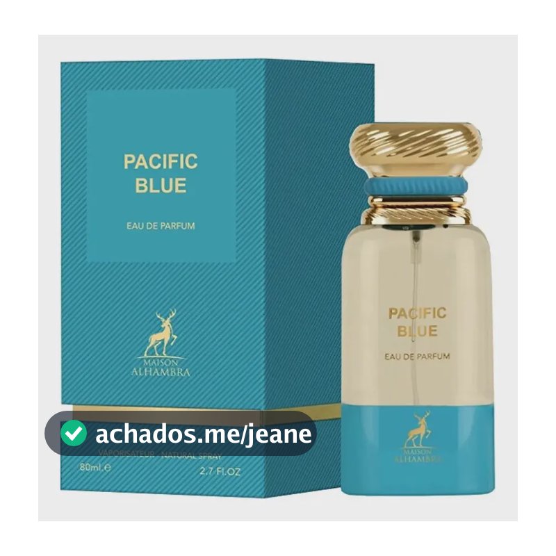 Perfume Maison Alhambra Pacific Blue Edp Unissex 80ml