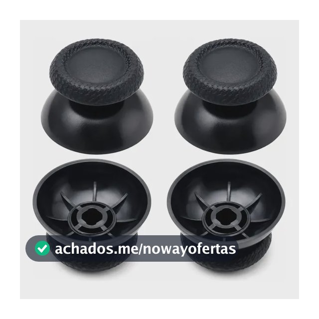 Kit 4botão Capa P/ Analógico Controle Playstation 5 Ps5 Dual