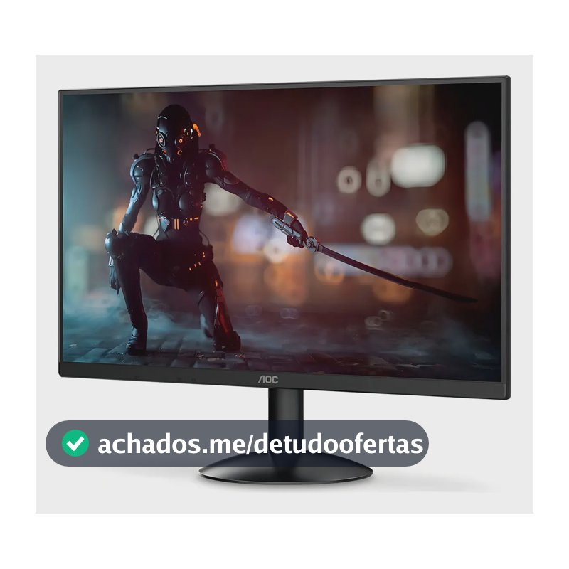 Monitor gamer Aoc Série B30 21.5'' Full Hd Gaming 120hz 1ms 22b30hm23 cor preto