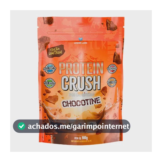 Protein Crush 900g Under Labz 100% Whey Protein Coenzima Q10