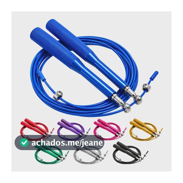 Corda Pular Aço Crossfit 3m Rolamento Speed Profissional