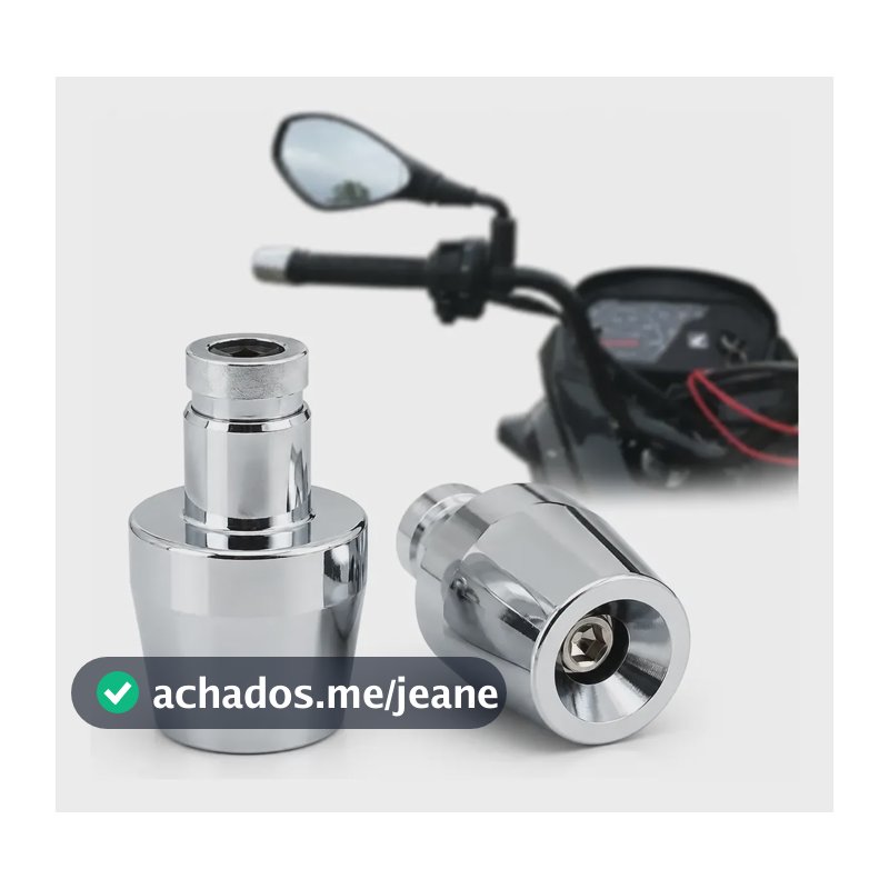 Par Peso Pesinho Pcx 150 Cromado Com Bucha Pcx150 Universal Prata