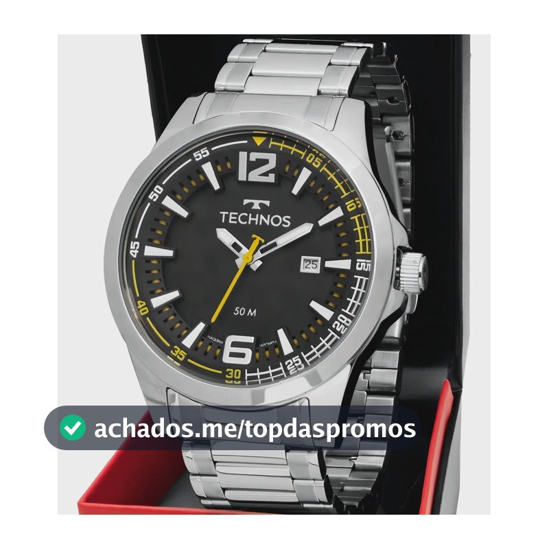 Relógio Technos Fashion Trend 2117LDDS/1Y Prateado Masculino Quartzo