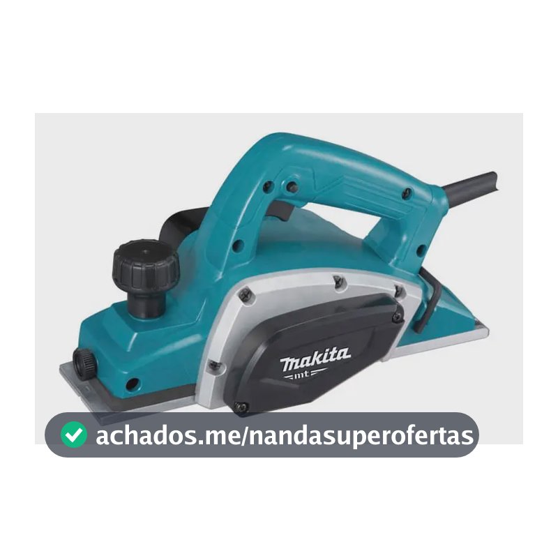 Plaina Para Madeira - M1902b - 500w - Makita Cor Azul