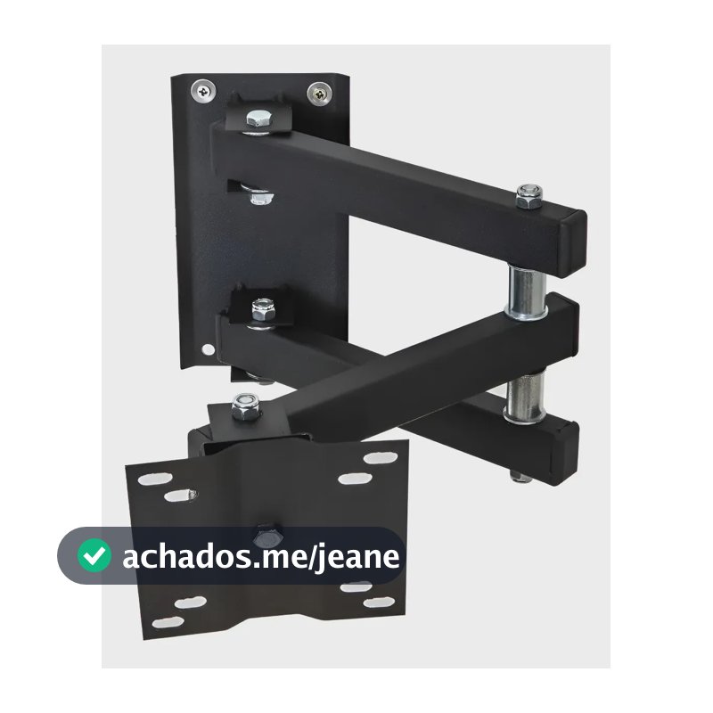 Suporte Tv Articulado Monitor Led 28 32 40 43 50 55 Polegada Preto