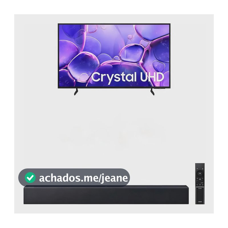 Samsung Smart Tv 55 Crystal Uhd 4k + Soundbar Hw-b400f