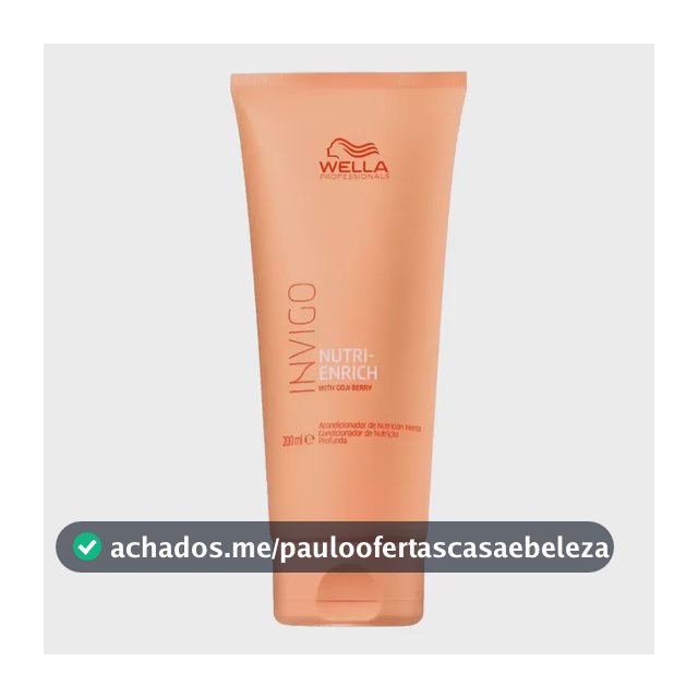 Invigo Nutri-enrich Condicionador 200ml - Wella