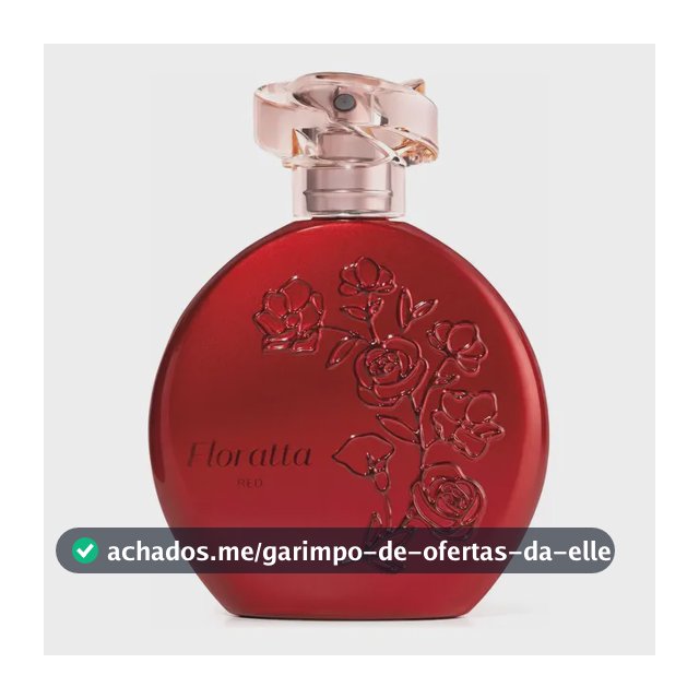Floratta Red O Boticário Desodorante Colônia Perfume Feminino Original 75ml
