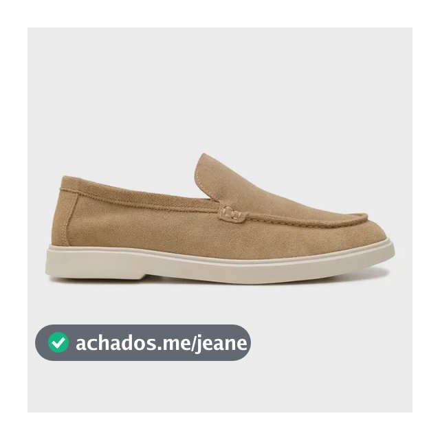 Mocassim Masculino Em Camurça Linha Esporte Fino Old Money