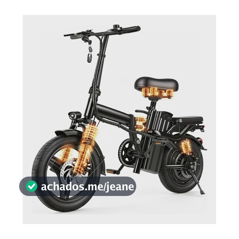 Oimotoo A9 Bicicleta Elétrica 600w Dobrável ,40km/h-40km Preto 14