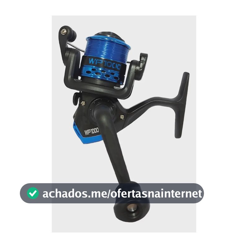 Molinete Pesca Pequeno Wp1000 Azul - Albatroz Cor Azul-molinete