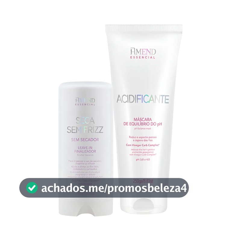 Kit Amend Acidificante Equilíbrio e Leave-in Antifrizz
