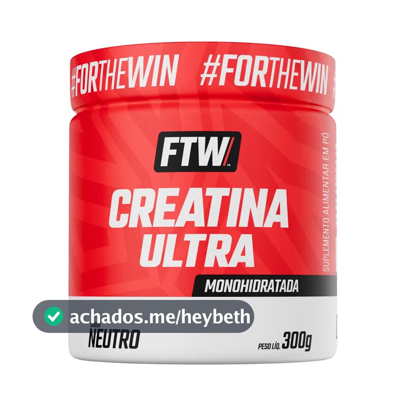 Creatina FTW em pó Sem sabor x 300g