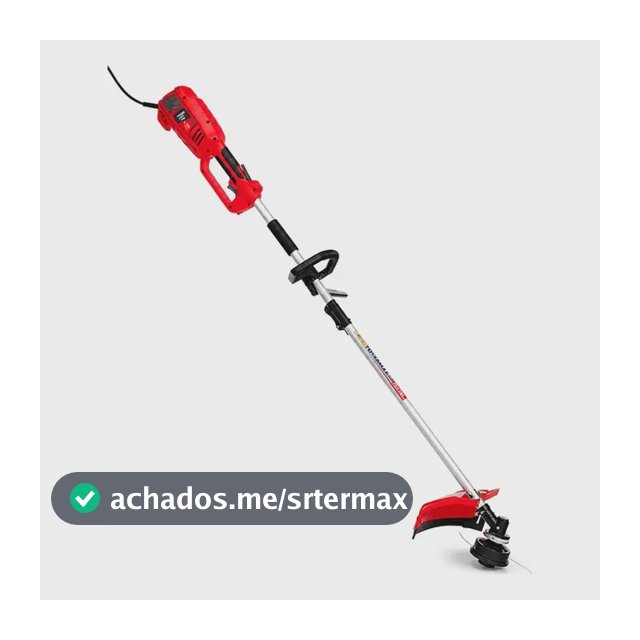 Roçadeira Elétrica Aparador De Grama 1250w Br 1300c Branco Cor Vermelho
