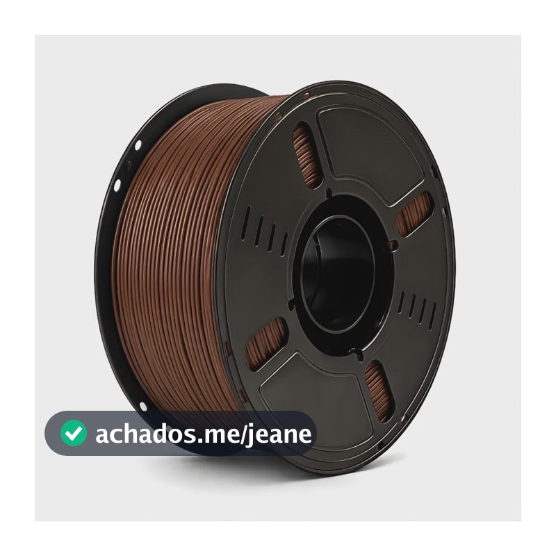 Filamento Pla Marrom1kg 1,75mm Alta Qualidade Rolo Marrom
