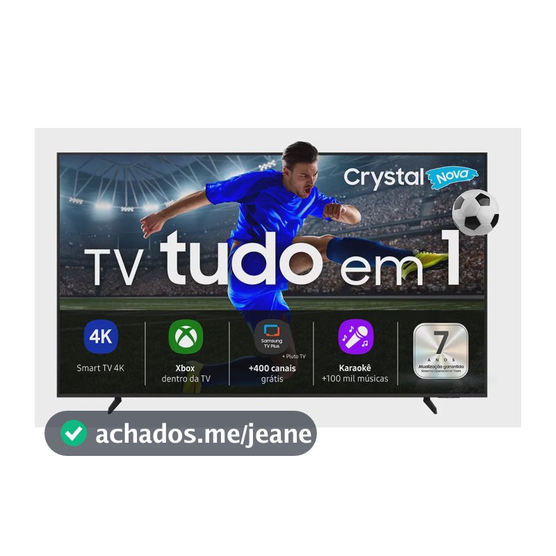 Samsung Smart Tv 55 Crystal Uhd 4k U8600f 2025, Xbox Cloud Gaming Canais Gratuitos Alexa