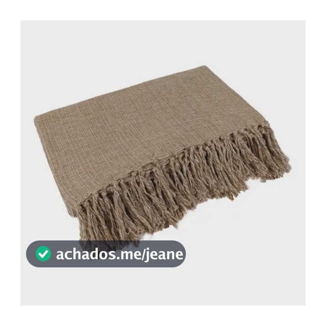 Manta Para Sofá Gigante Decorativa Protetora 2,40x1,80 Cor Caramelo