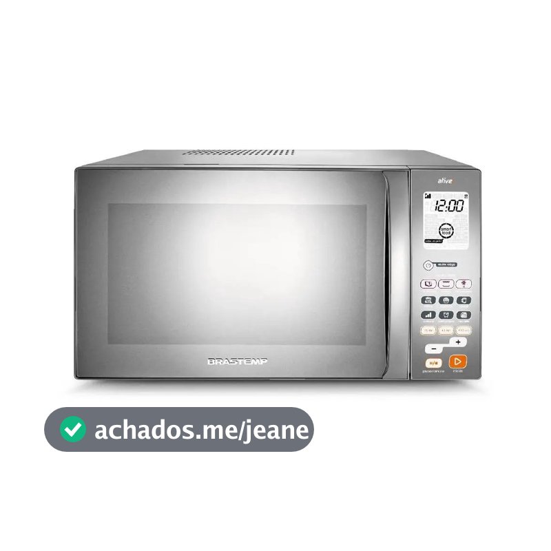 Micro-ondas Brastemp 38L Inox Espelhado Grill - BMJ38AR