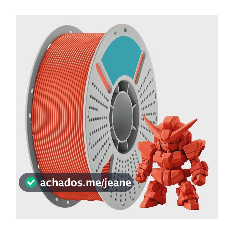 Filamento Pla Matte Yameite 1,75mm 1kg Para 3d ±0.02mm Laranja