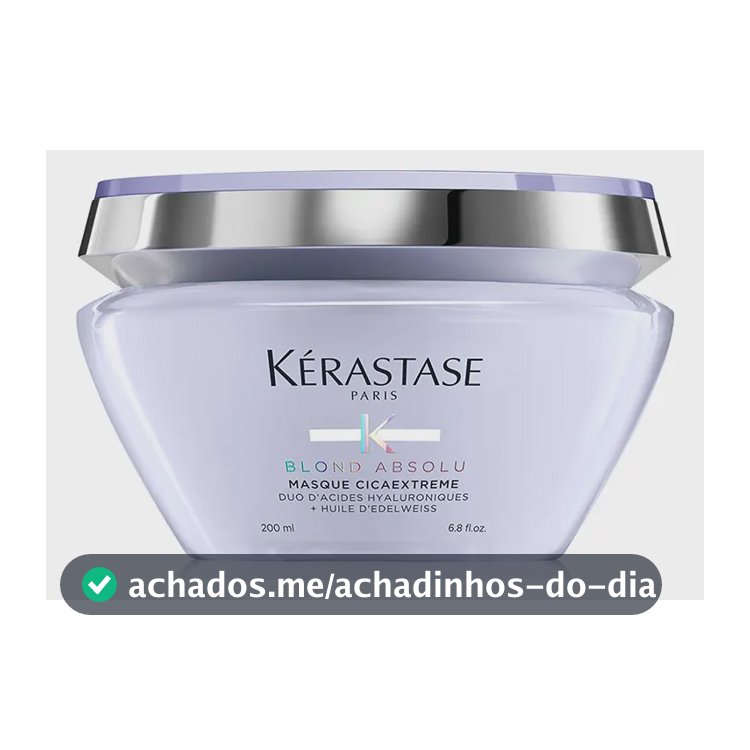 Máscara Kérastase Blond Absolu Cicaextreme, Cabelos Loiros, Danificados ou com Mechas, 200ml