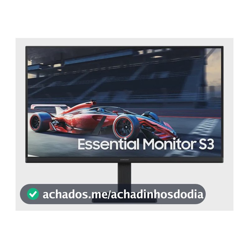 Monitor Gamer Samsung 24" FHD,100 Hz, HDMI, VGA,Preto, S3