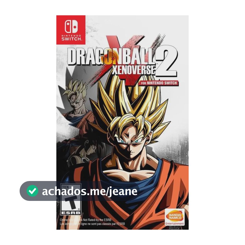 Dragon Ball Xenoverse 2 Switch Midia Fisica Nintendo