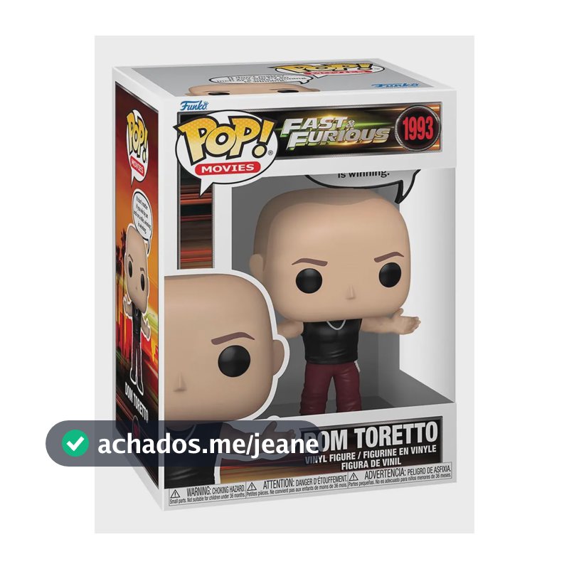 Funko Pop Dom Toretto 1993 - Velozes E Furiosos