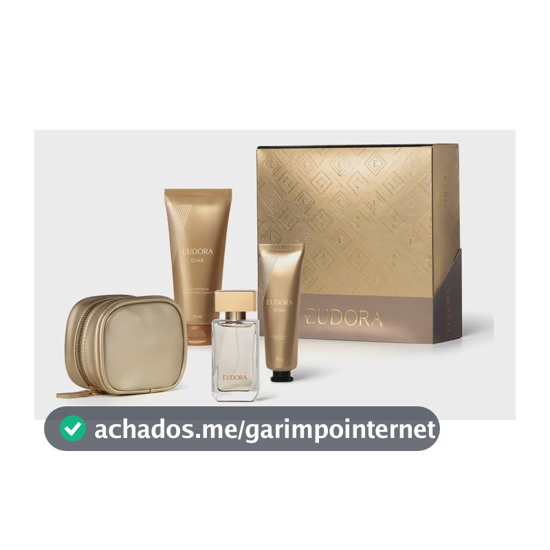 Kit Presente Eudora Diva Feminino 4 Produtos Original