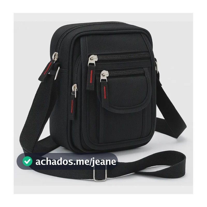 Bolsa Masculina Pochete Transversal Tira Colo Shoulder Bag
