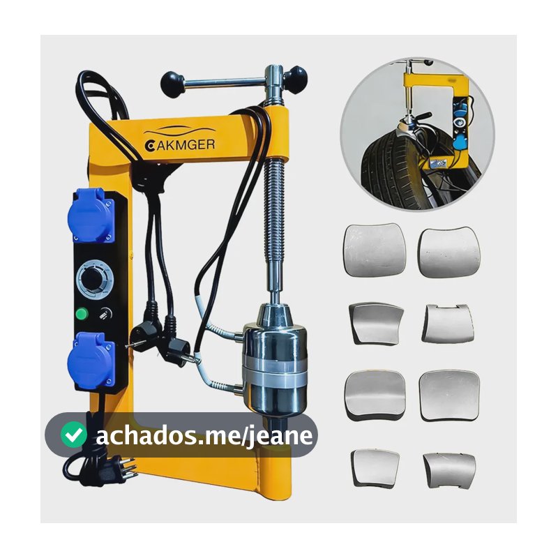 Maquina De Vulcanizar Pneus Dupla Vulcanizador Elétrico 220v 220v